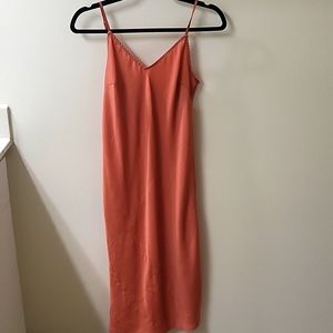 Satin slip dress